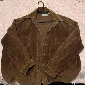 Brown corduroy jacket, and a size XL